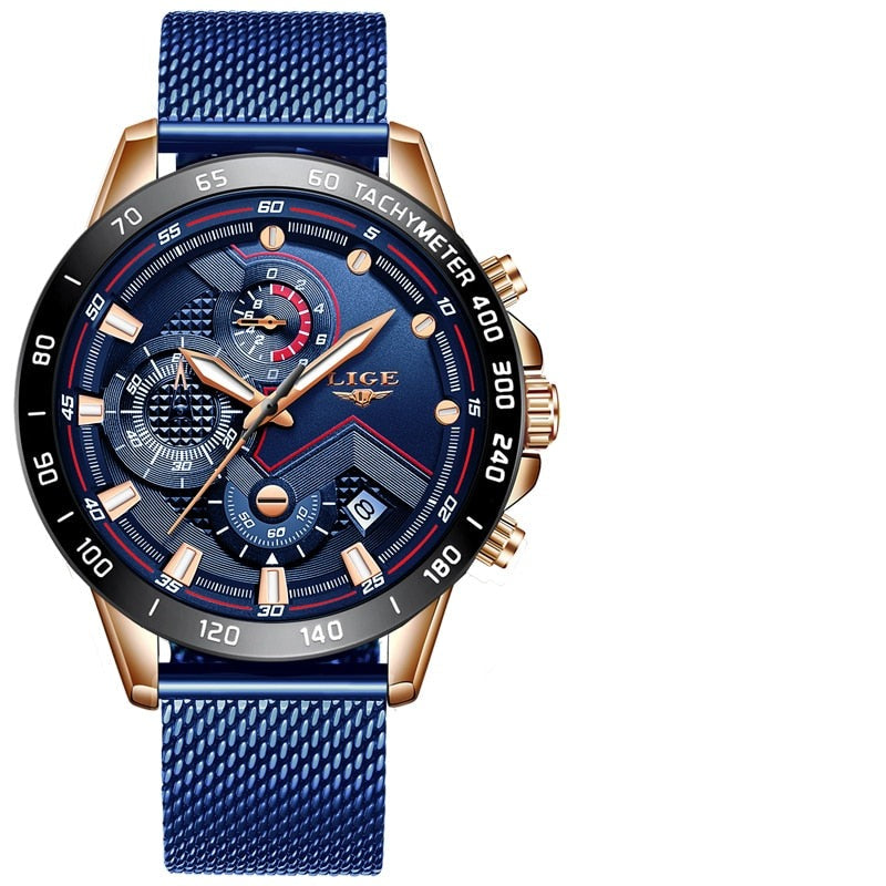 Herren Gold Quarz Uhr – Ein richtiges Zeitmessgerät!