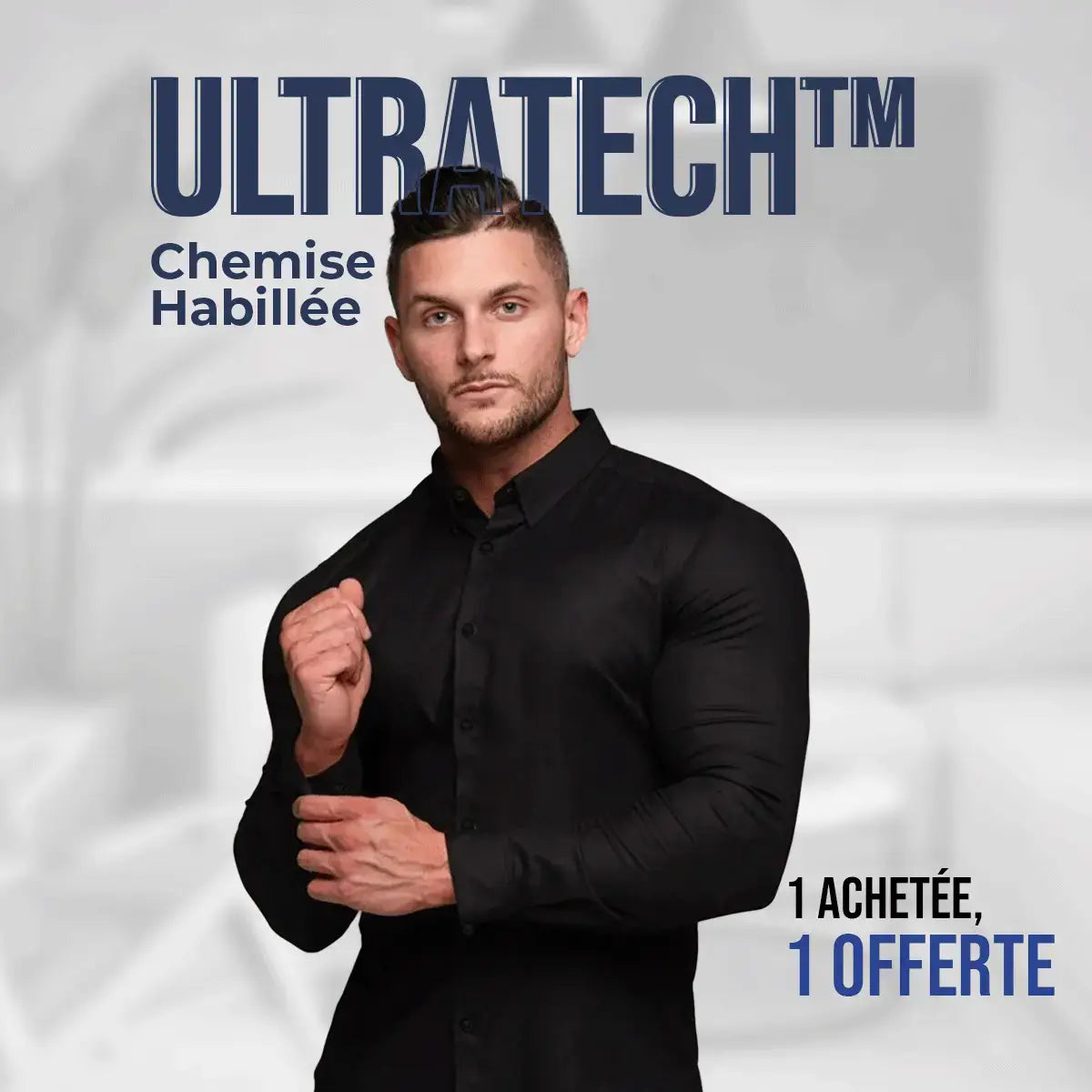 Herren Slim Fit UltraTech™ Hemd (Kaufe eins, bekomme eins gratis!)