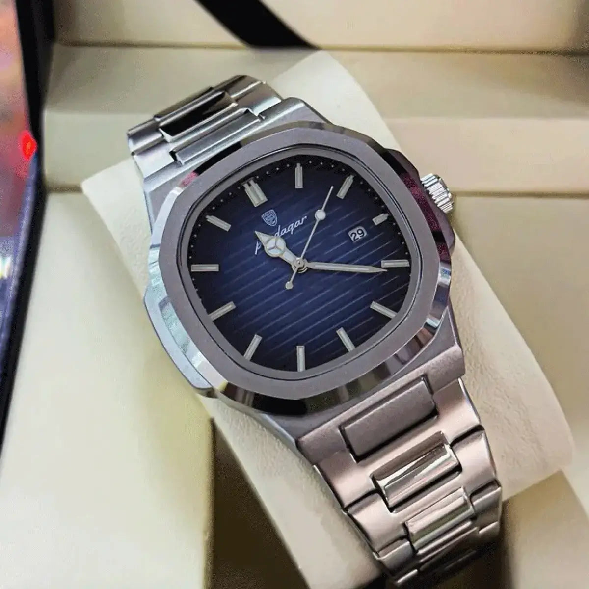 Herren Luxe Nautilus™ Uhr mit kostenlosem Armband-Kit – Richtiges Schnäppchen!