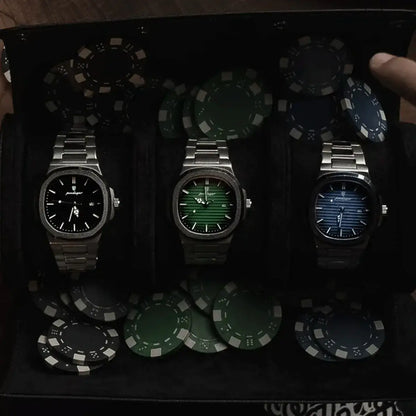 Herren Luxe Nautilus™ Uhr mit kostenlosem Armband-Kit – Richtiges Schnäppchen!