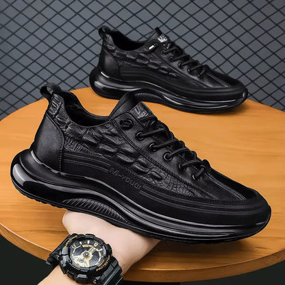 Drako® Herren-Croc-Skin-Sneaker