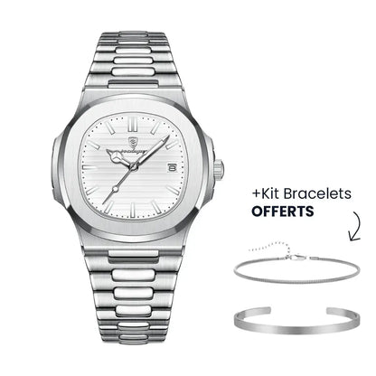Herren Luxe Nautilus™ Uhr mit kostenlosem Armband-Kit – Richtiges Schnäppchen!