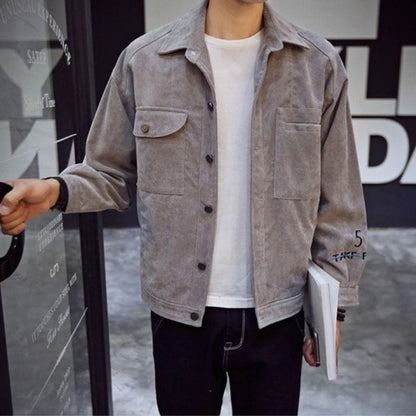 Herren Cordhemdjacke – Perfekt für einen ordentlichen britischen Look!